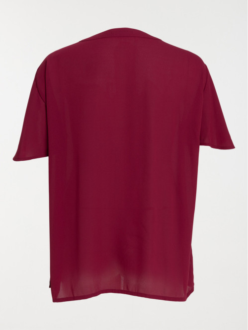 Blouse lie de vin grande...