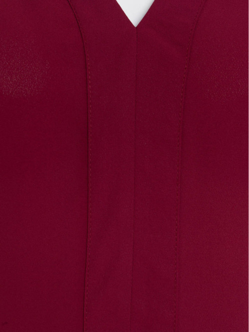 Blouse lie de vin grande...