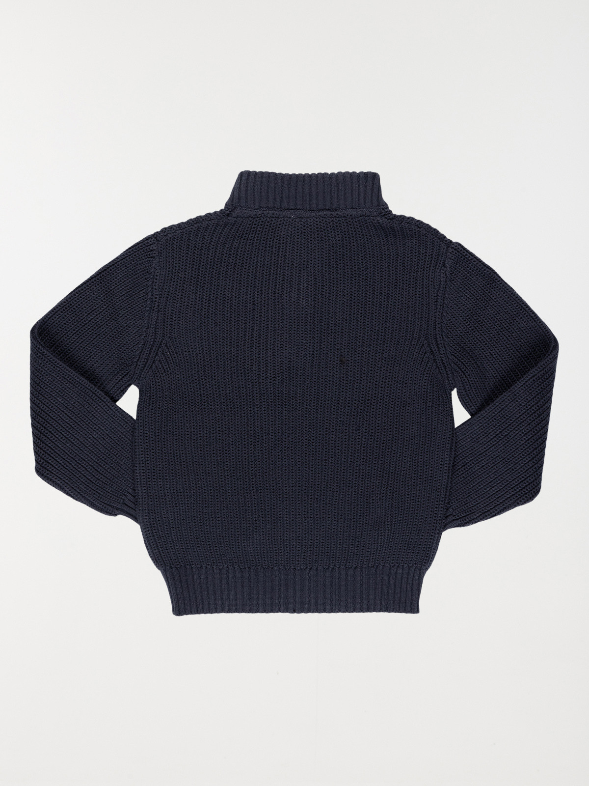 Pull col montant marine garçon (3-8A) Pull col montant marine garçon (3-8A)