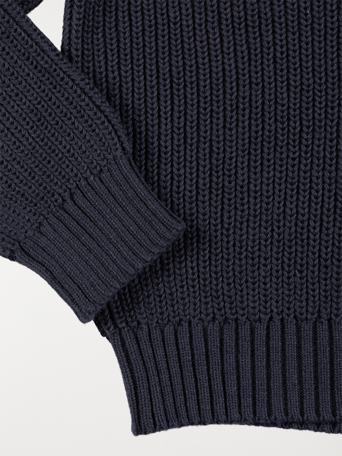 Pull col montant marine garçon (3-8A) Pull col montant marine garçon (3-8A)