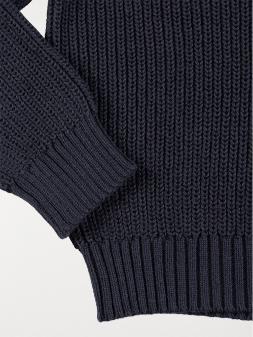 Pull col montant marine...