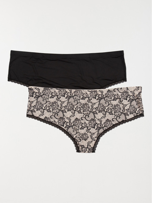 Lot de 2 shorties grande...