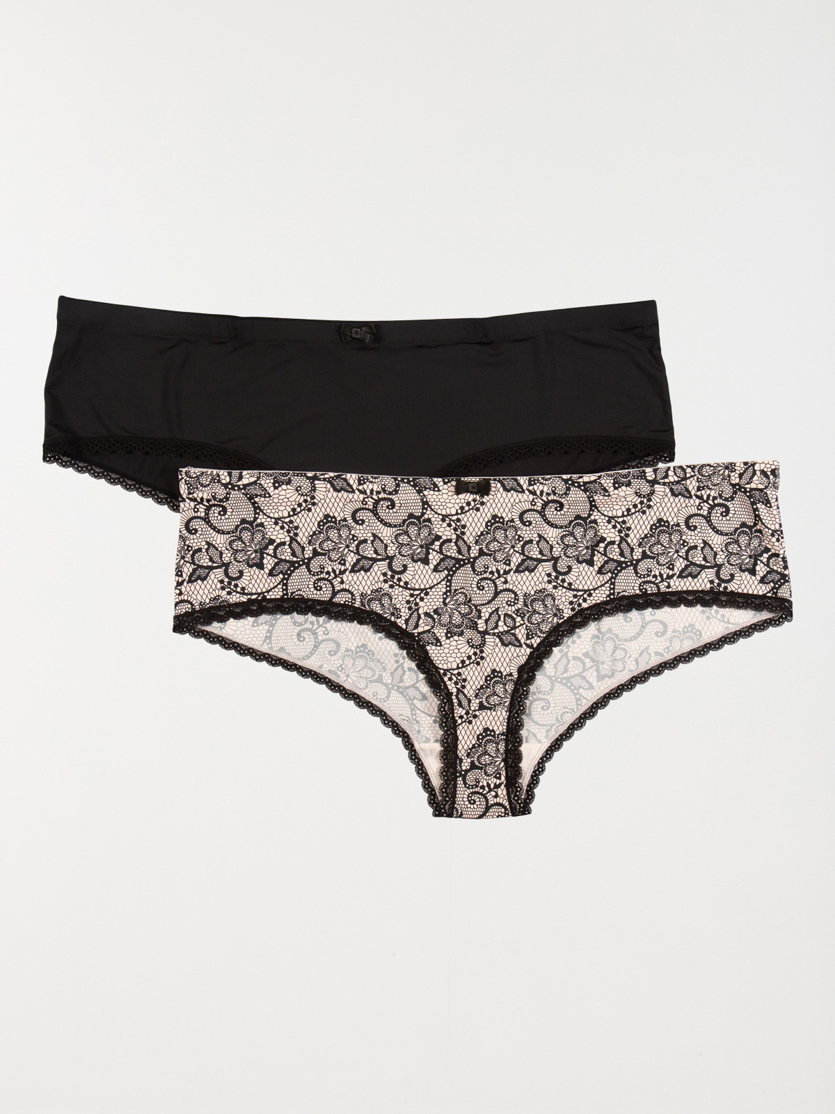 Lot de 2 shorties grande taille femme Lot de 2 shorties grande taille femme