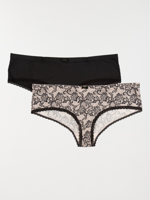 Lot de 2 shorties grande...