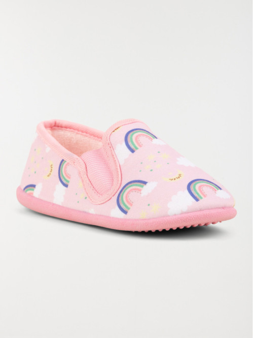 Chausson motif arc-en-ciel...