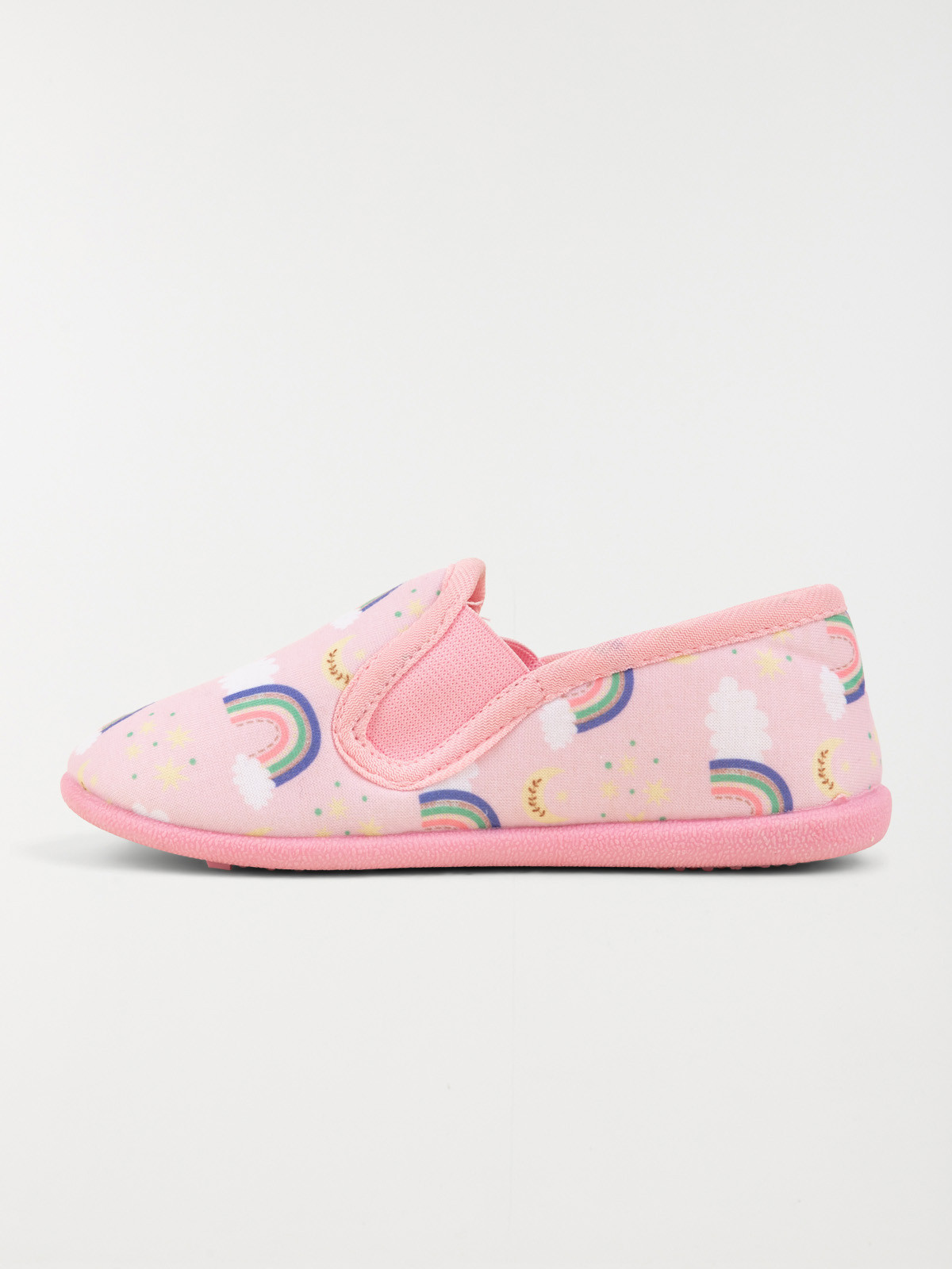 Chausson motif arc-en-ciel fille (25-30) Chausson motif arc-en-ciel fille (25-30)