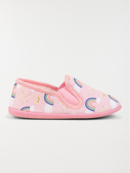 Chausson motif arc-en-ciel...