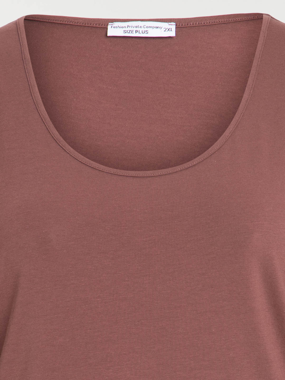 Débardeur marron grande taille femme