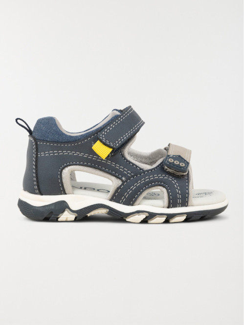 Sandales scratchs navy garçon (19-23)