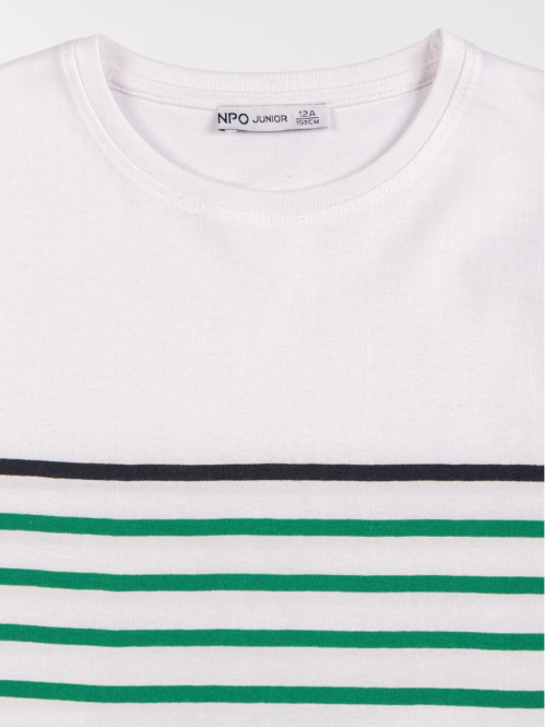 Tee-shirt rayé garçon (10-16A)