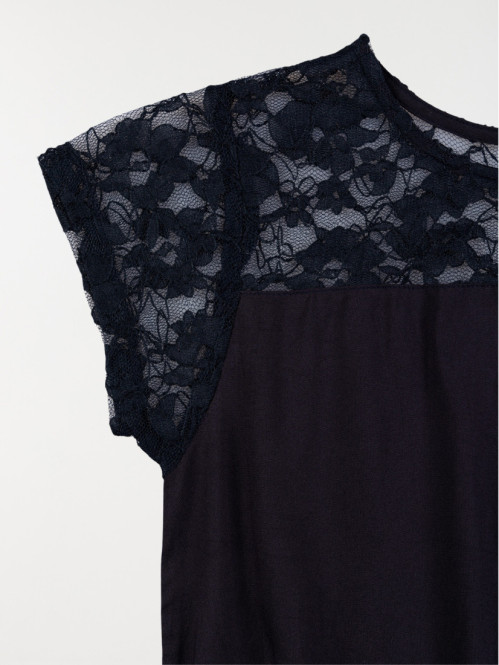 Robe bimatière fille (10-16 A)