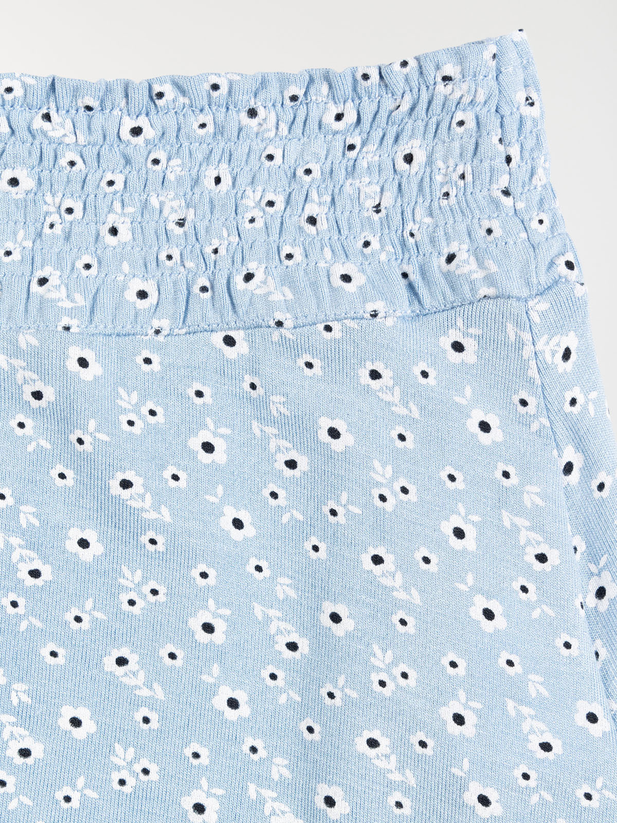 Jupe noire fleurie fille (10-16A)