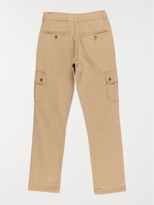 Pantalon cargo lin grisé...