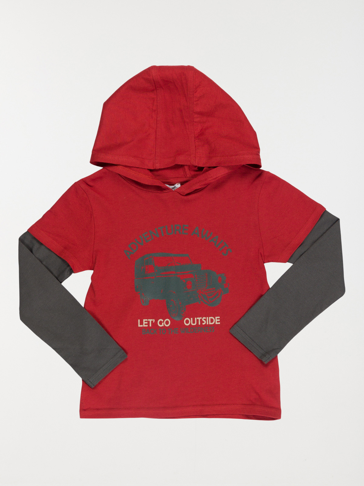 Tee-shirt à capuche garçon (3-12A)