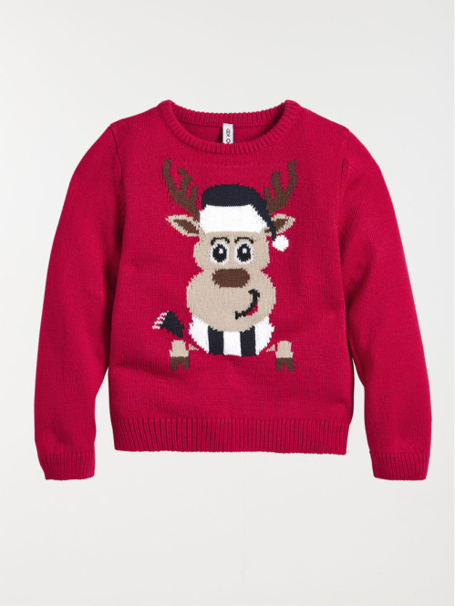 Pull motif renne de Noël...