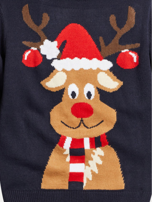 Pull renne de Noël homme