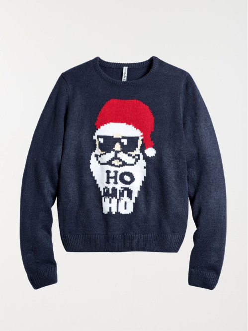 Pull père-Noël garçon (10-16A)