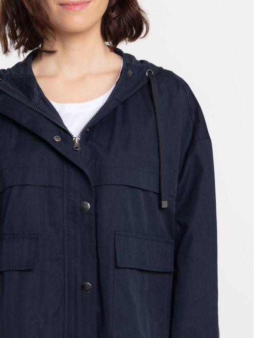 Blouson capuche marine navy...