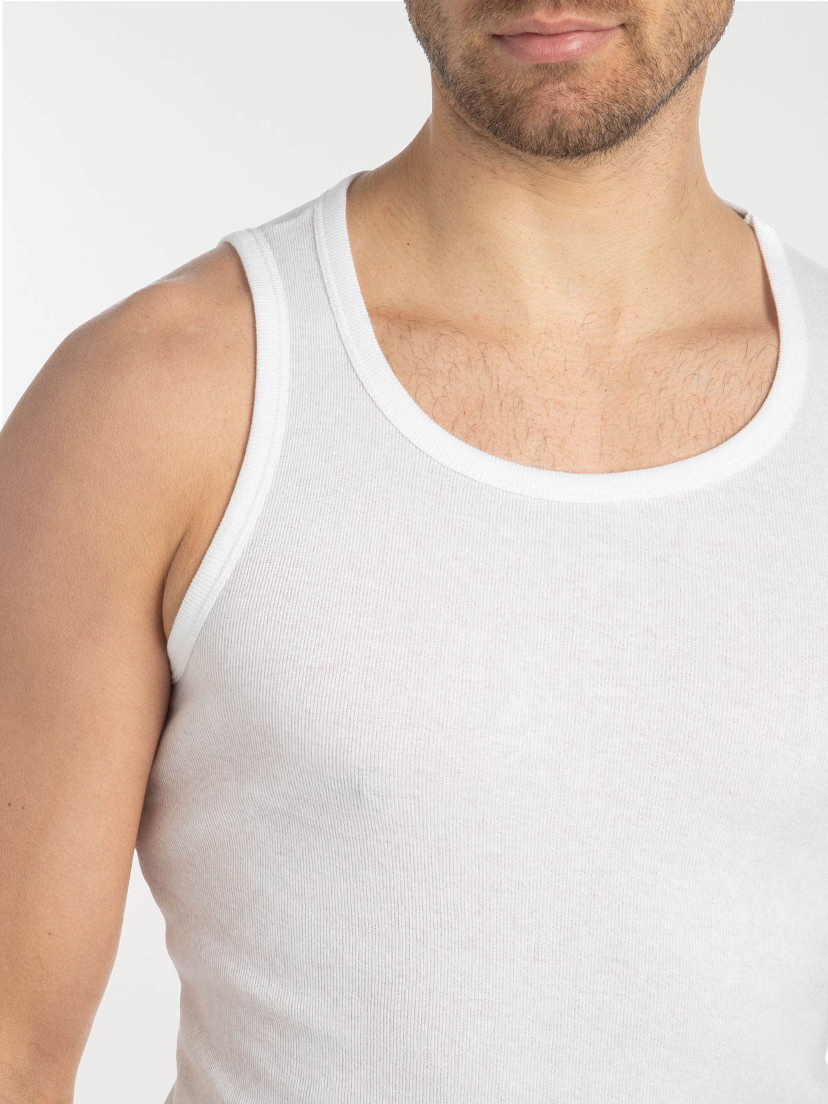 Débardeur blanc homme Débardeur blanc homme