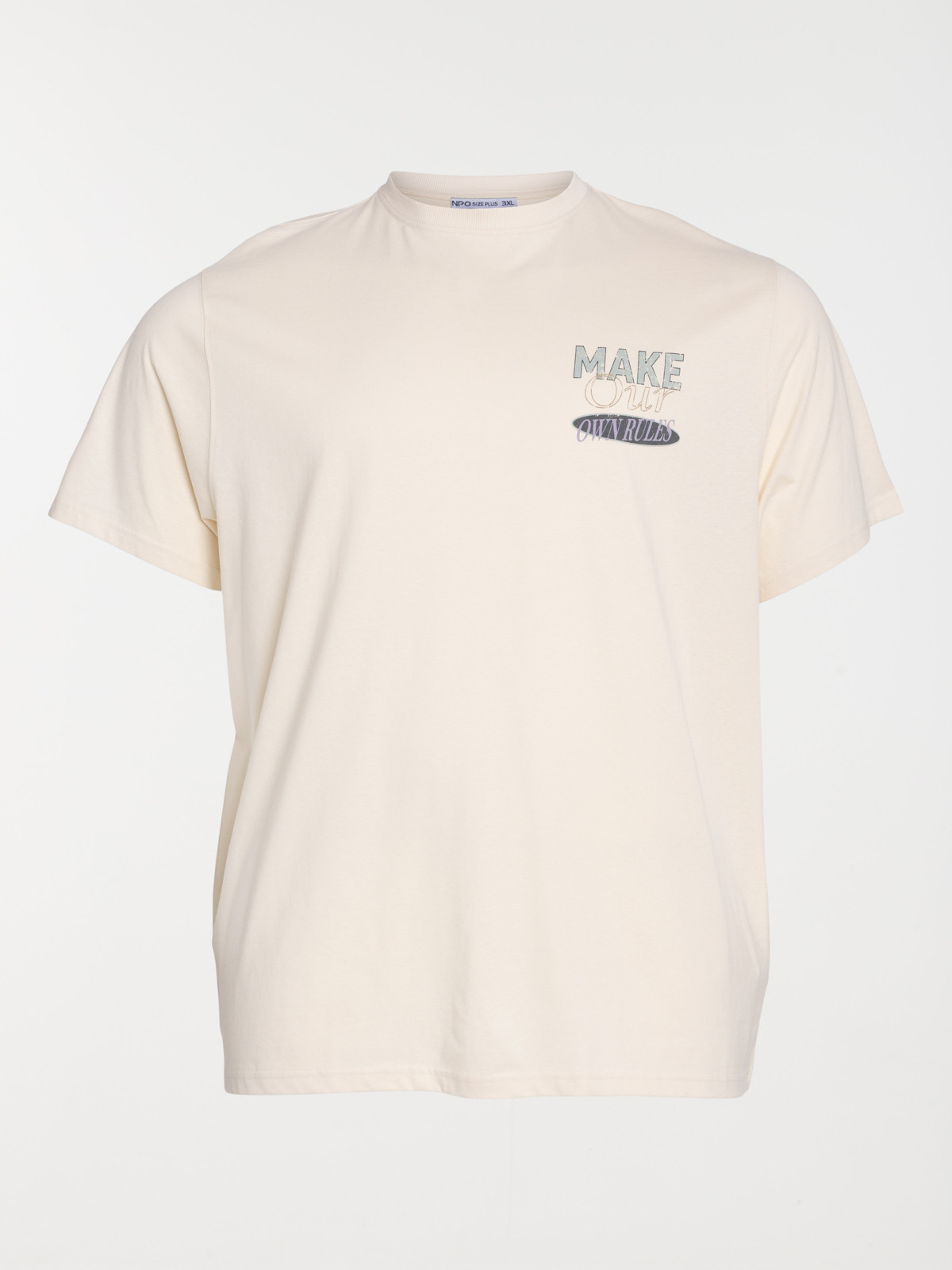 T-shirt imprimé dos grande taille homme T-shirt imprimé dos grande taille homme