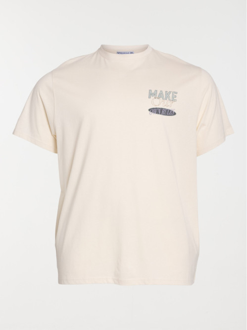 T-shirt imprimé dos grande...