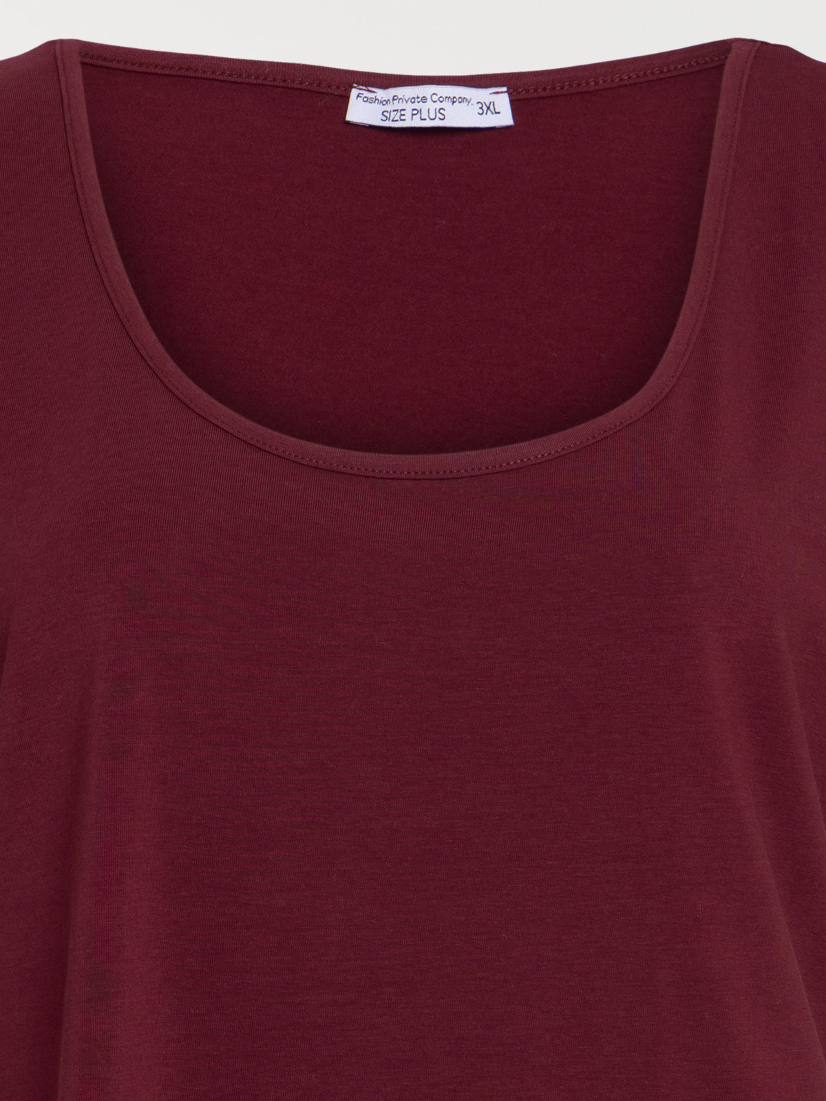 Débardeur bordeaux grande taille femme