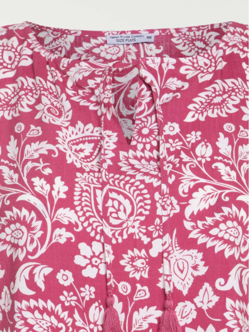 Blouse florale grande...