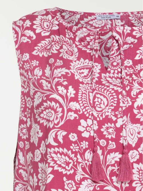Blouse florale grande...