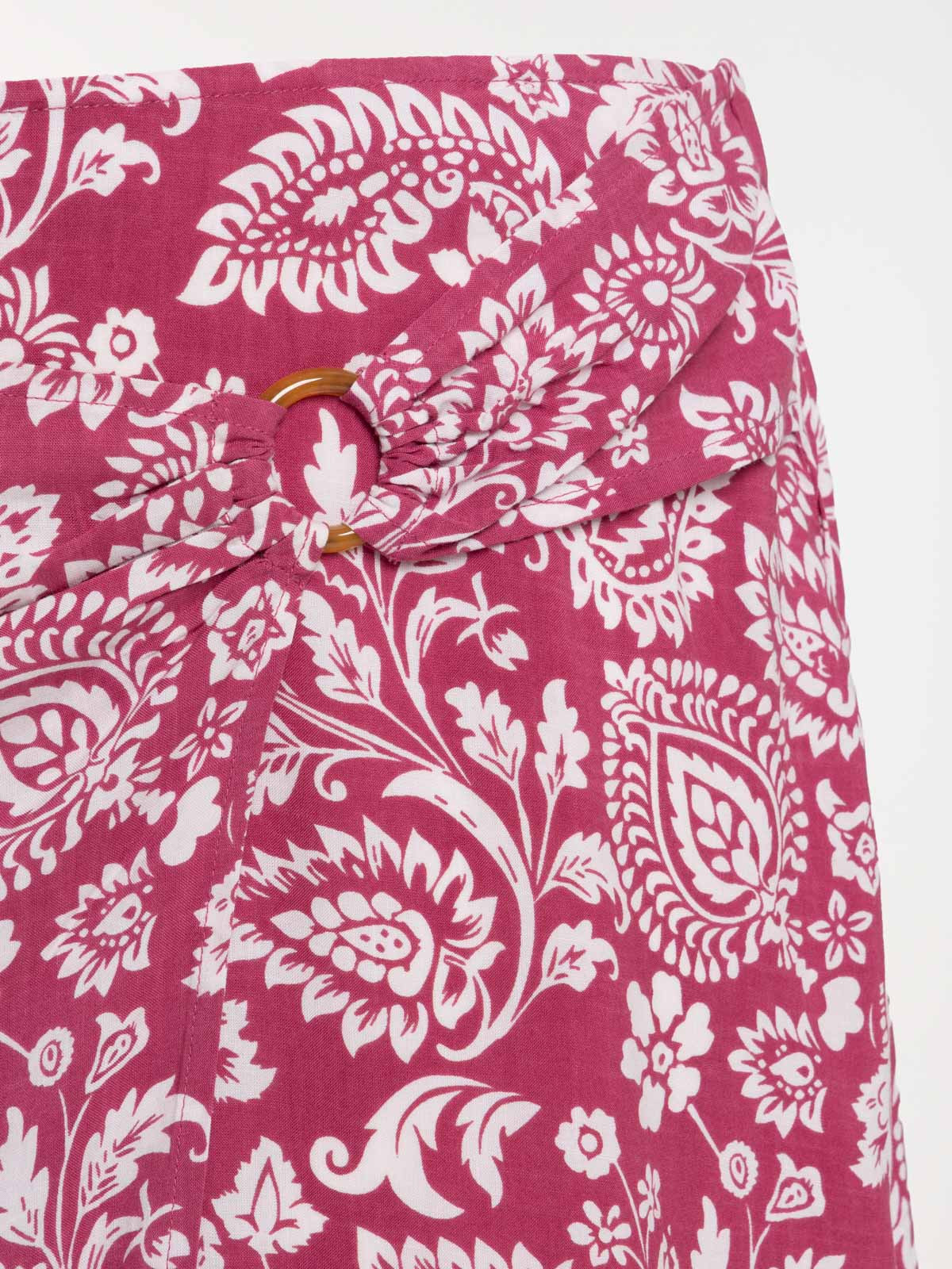 Jupe longue florale grande taille femme