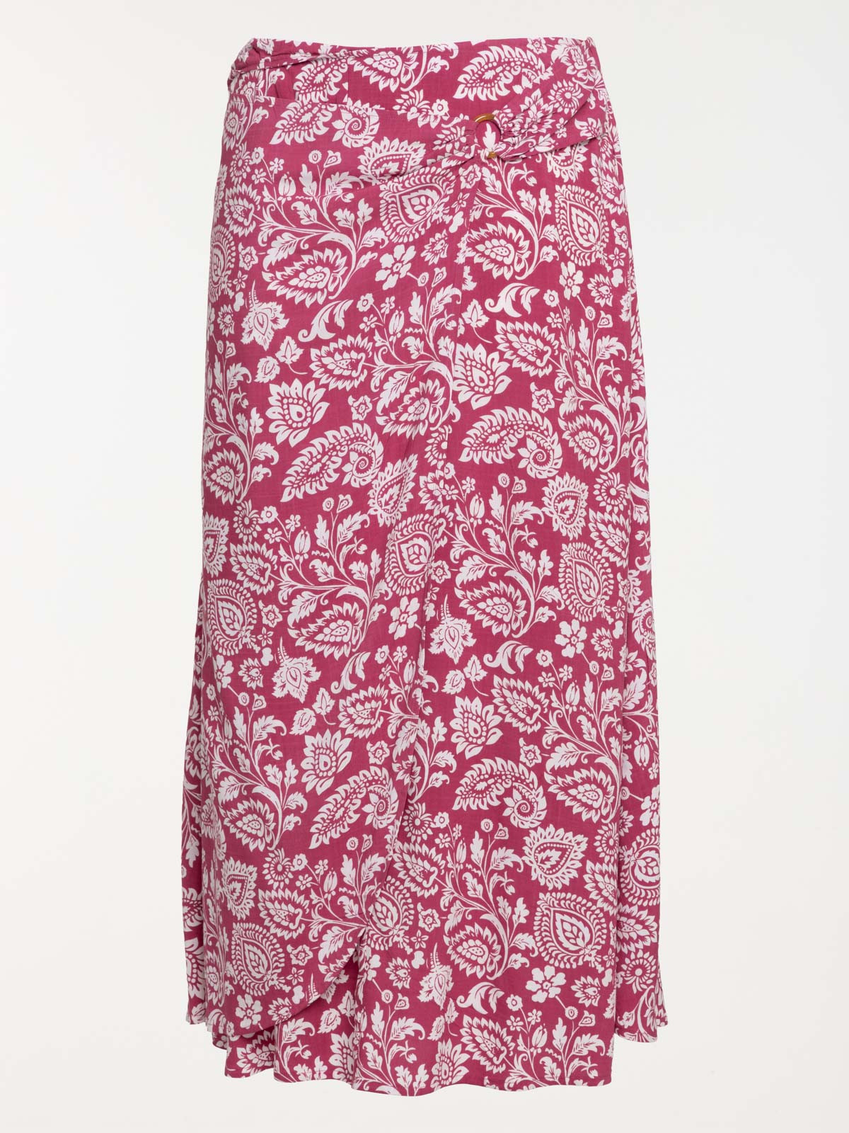 Jupe longue florale grande taille femme