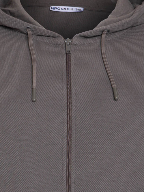 Sweat capuche zippé homme...