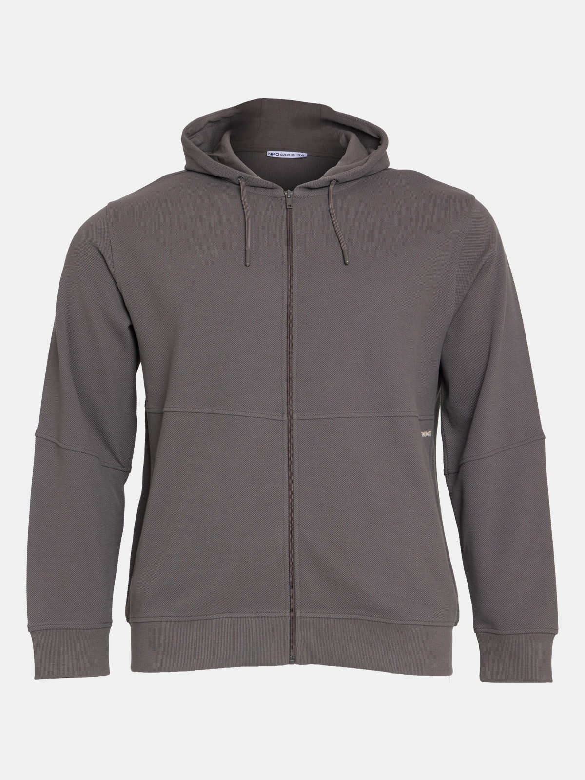 Sweat capuche zippé homme grande taille Sweat capuche zippé homme grande taille