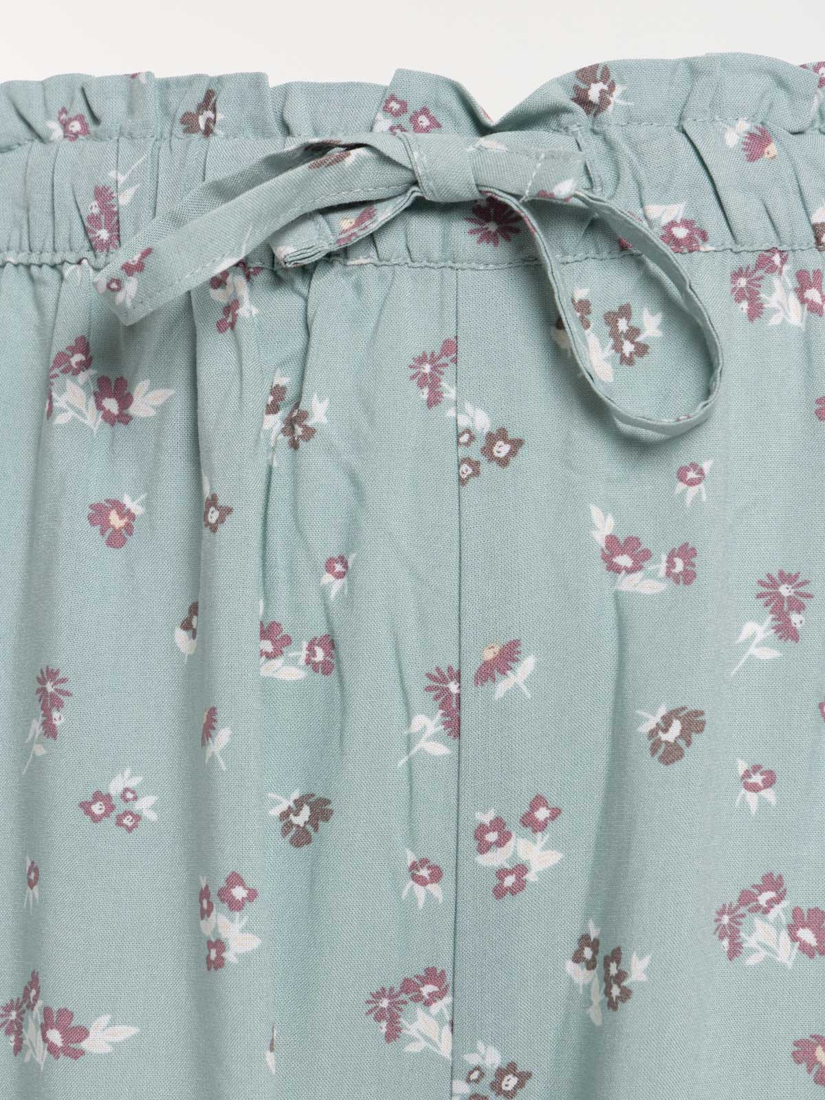 Bas de pyjama fleuri grande taille femme Bas de pyjama fleuri grande taille femme
