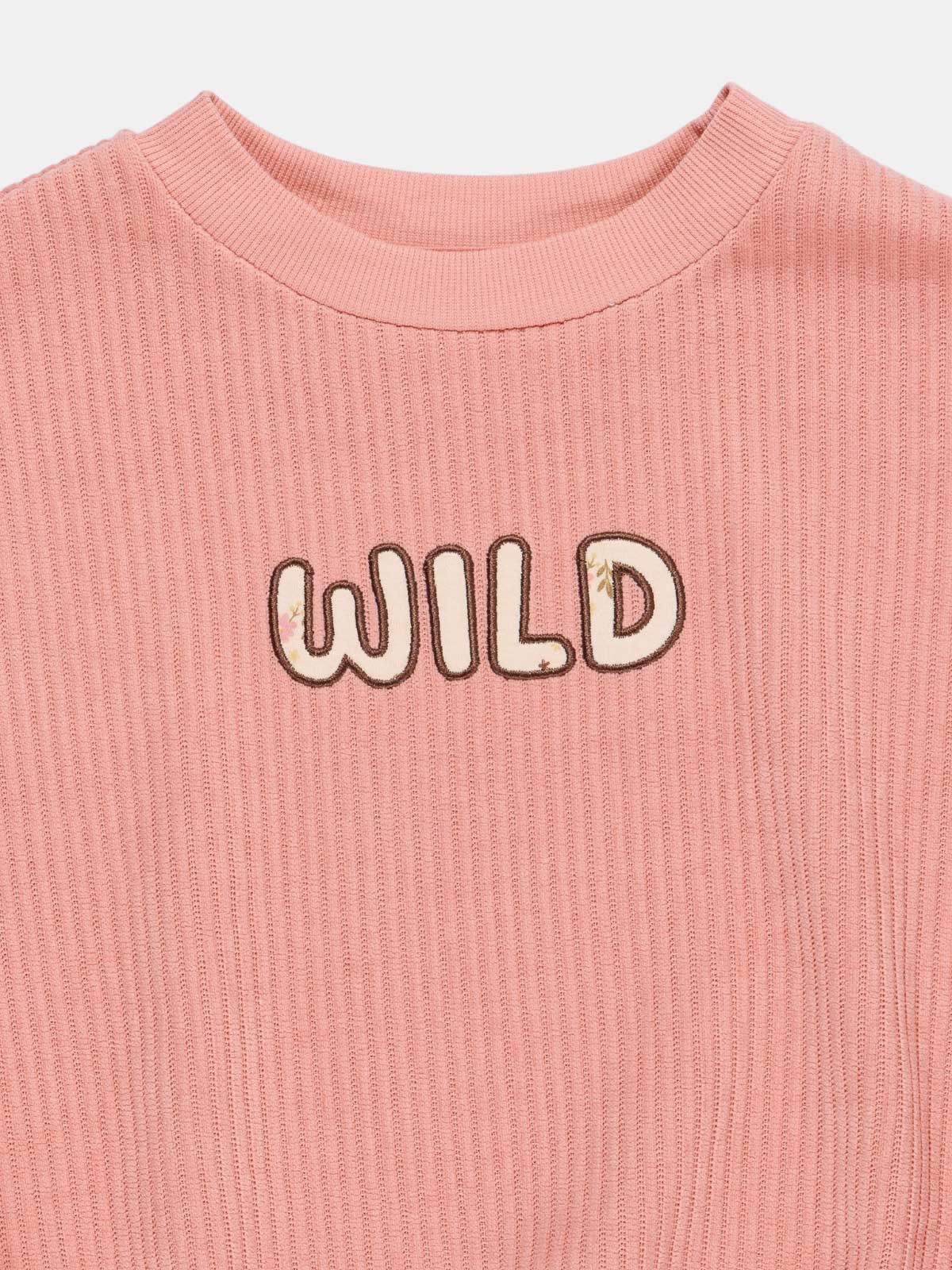 Sweat velours wild fille (3-12A)