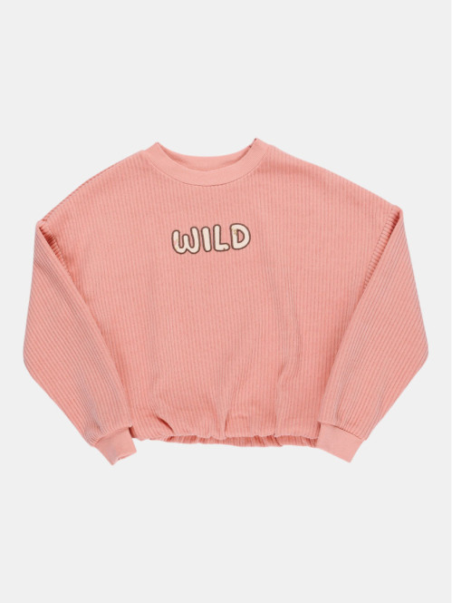Sweat velours wild fille...