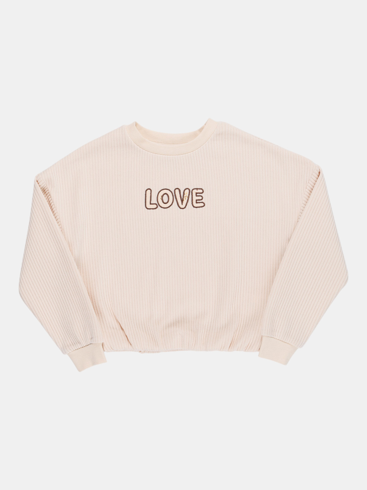 Sweat velours love fille (3-12A)