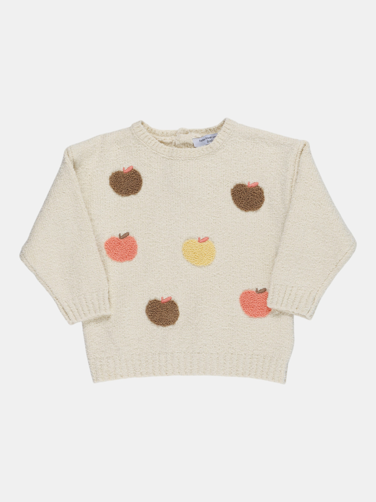 Pull motifs pommes fille (3-36M) Pull motifs pommes fille (3-36M)