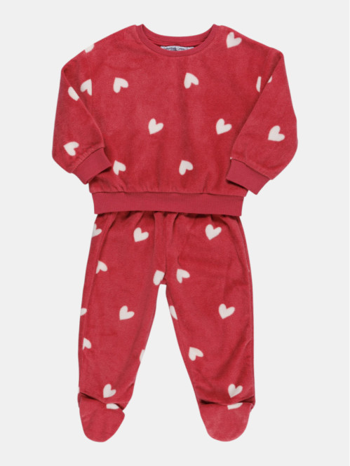 Pyjama 2 pièces coeurs...