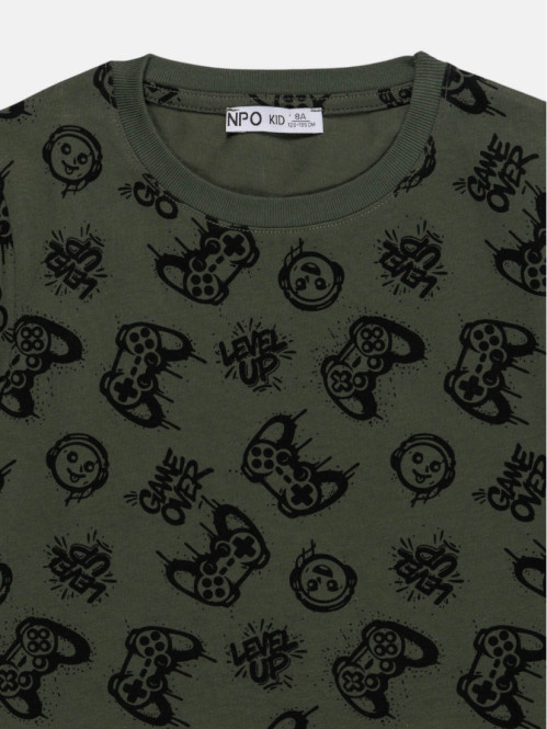 Pyjama motif jeux vidéos...
