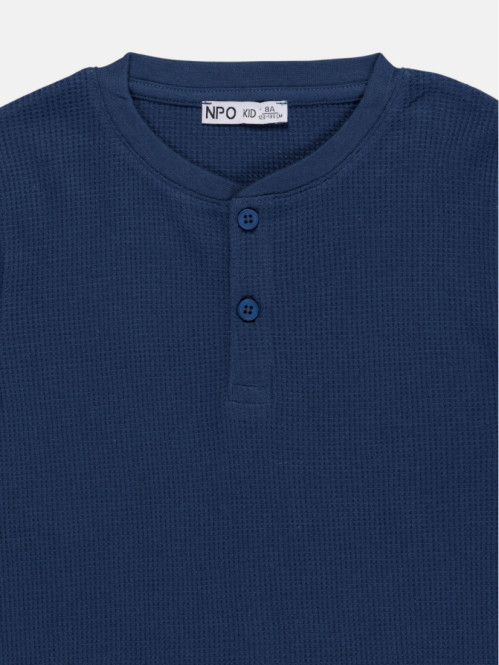 Pyjama col rond boutonné...