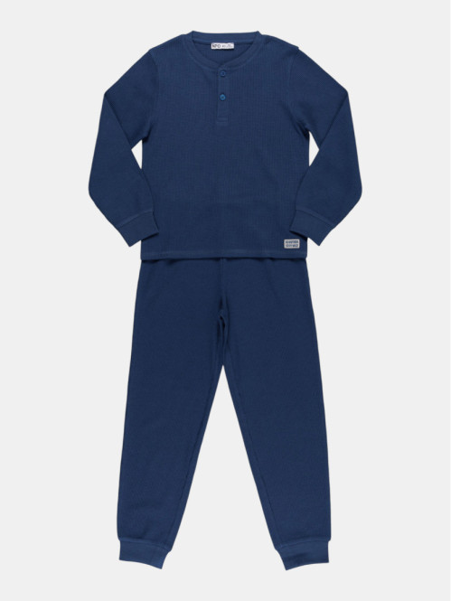 Pyjama col rond boutonné...