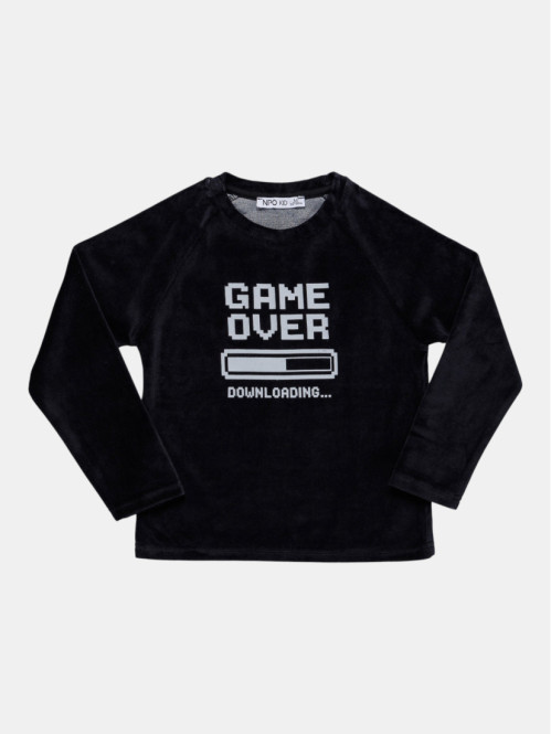 Pyjama velours game over...