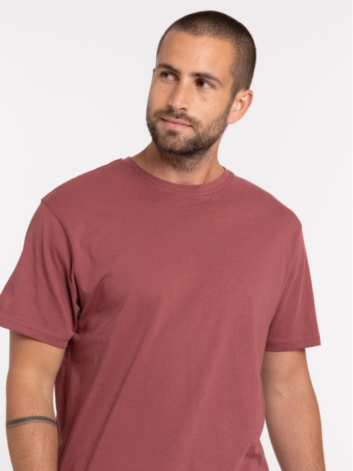 T-shirt basique uni 100% coton homme T-shirt basique uni 100% coton homme