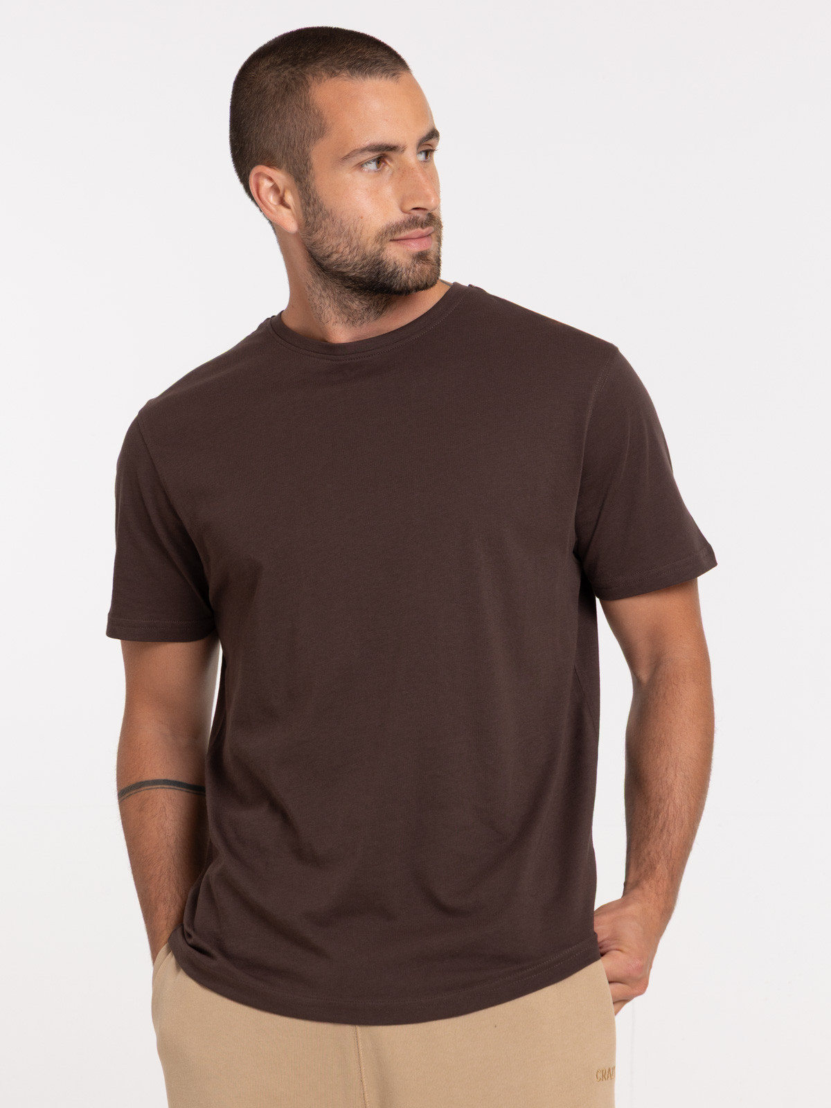 Tee-shirt basique col rond homme