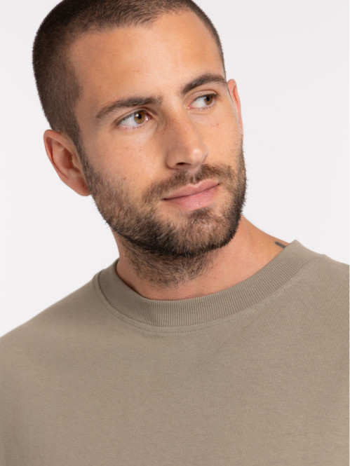 T-shirt oversize vert sauge...