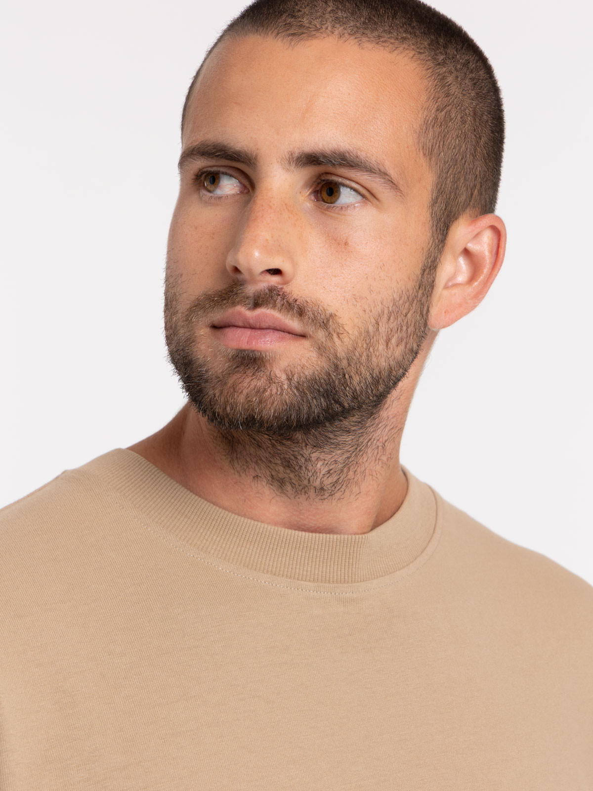 Tee-shirt oversize camel clair homme Tee-shirt oversize camel clair homme