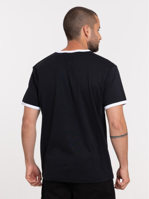 T-shirt noir détails...