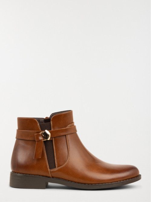 Bottines bride dorée femme (36-41)