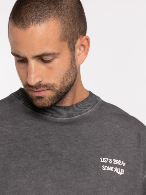 T-shirt message dos et...