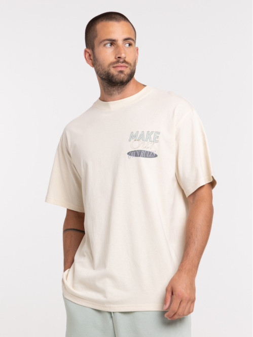 T-shirt ficelle imprimé dos...